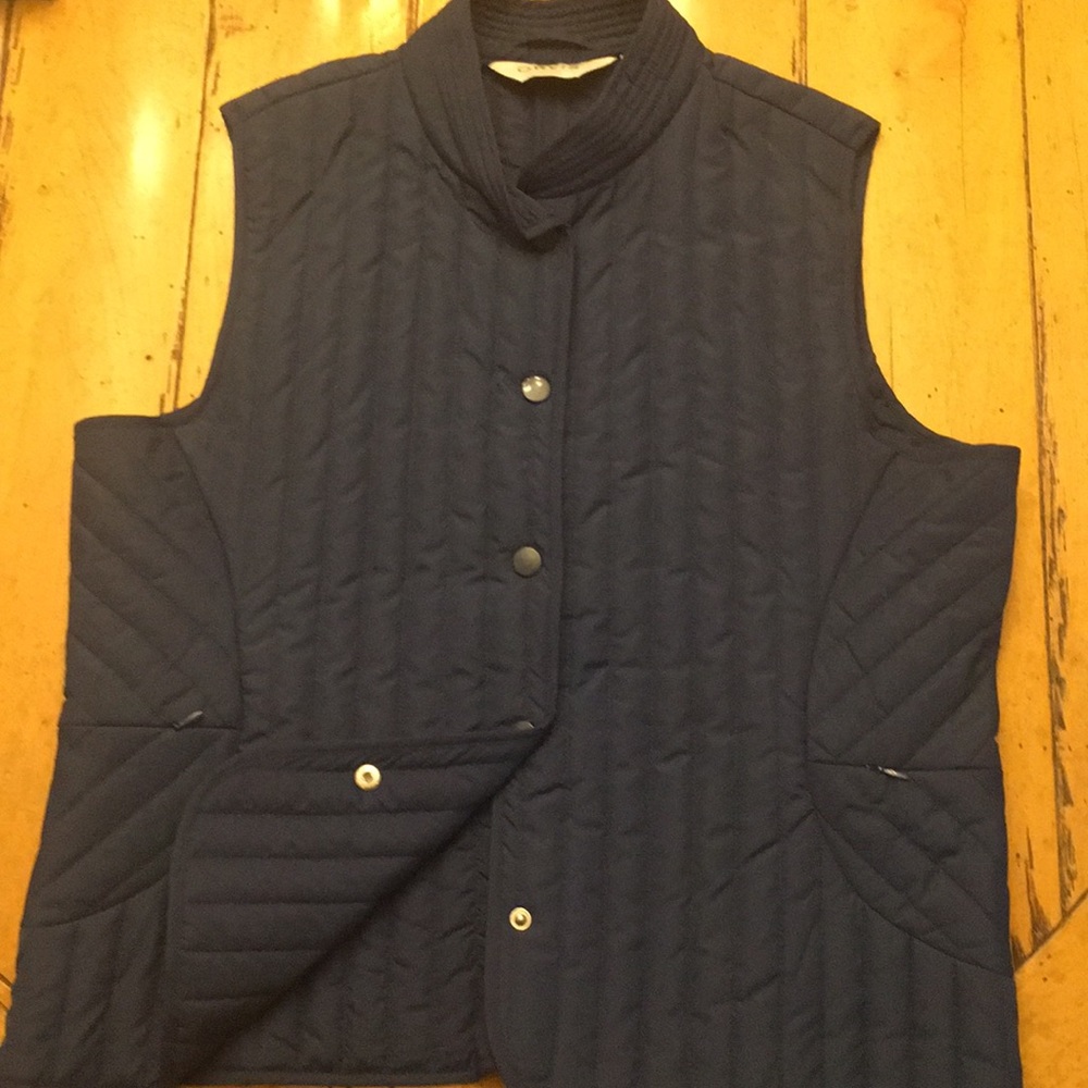 ORVIS uniquely stitched tank top jacket Size L Wmn